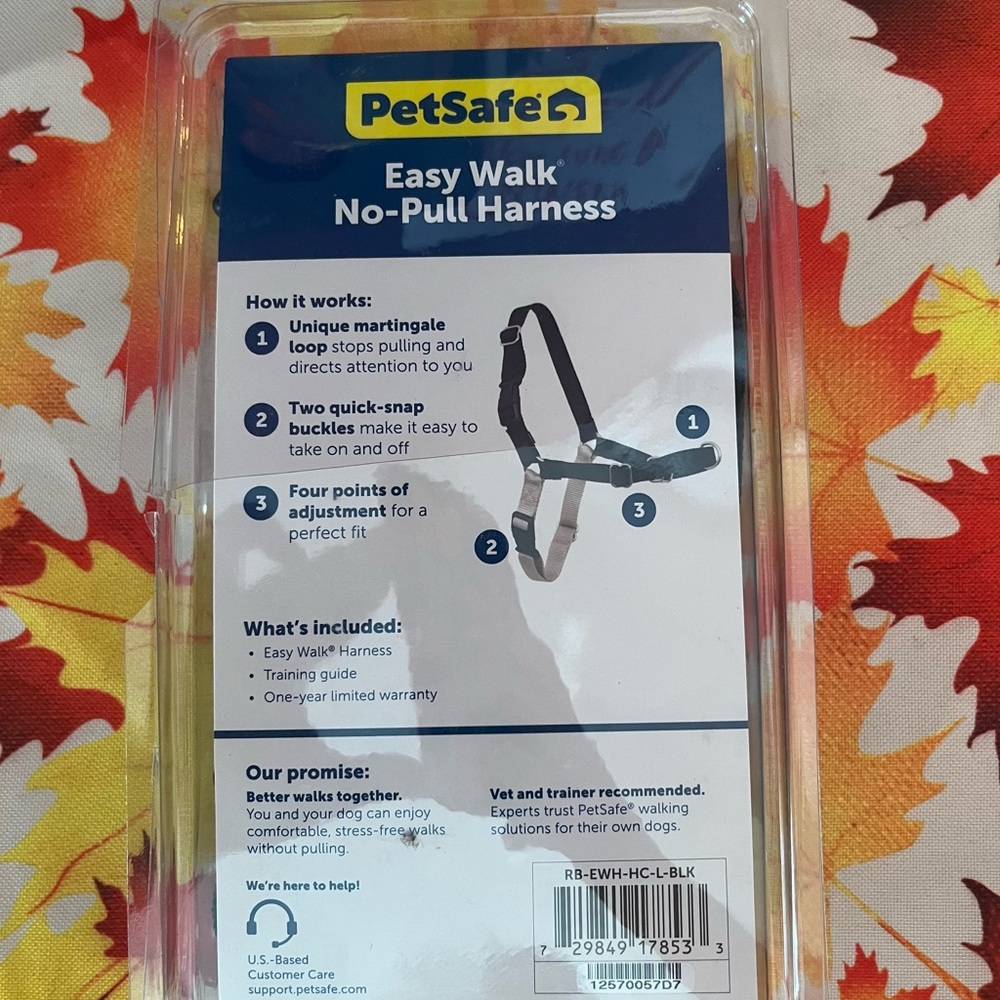 PetSafe Easy Walk Harness with Black Straps